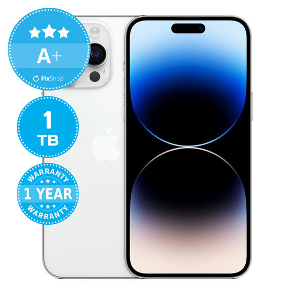 Apple iPhone 14 Pro Max Silver 1TB A+ Repasovaný