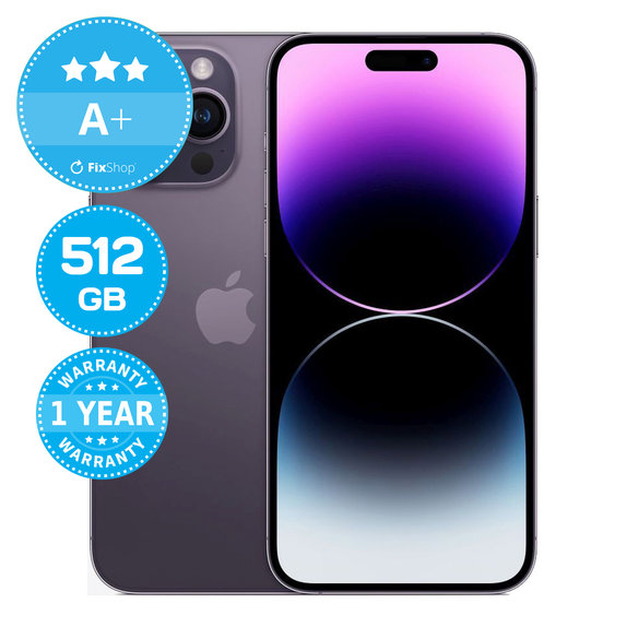 Apple iPhone 14 Pro Max Deep Purple 512GB A+ Repasovaný