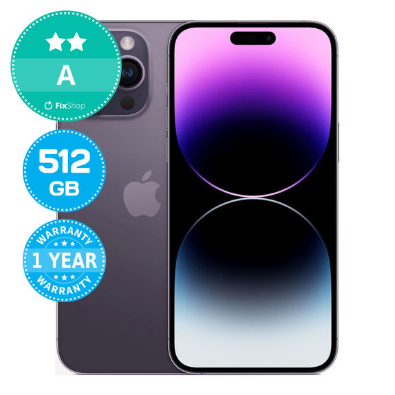 Apple iPhone 14 Pro Max Deep Purple 512GB A Repasovaný