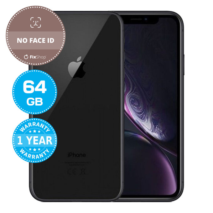 Apple iPhone XR Black 64GB (Bez Face ID) Repasovaný