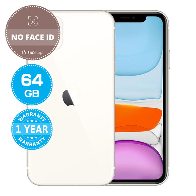 Apple iPhone 11 White 64GB (No Face ID) Repasovaný