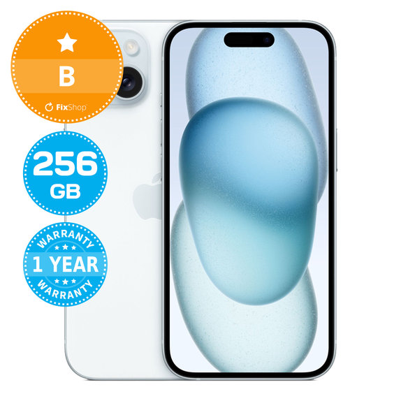 Apple iPhone 15 Blue 256GB B Repasovaný