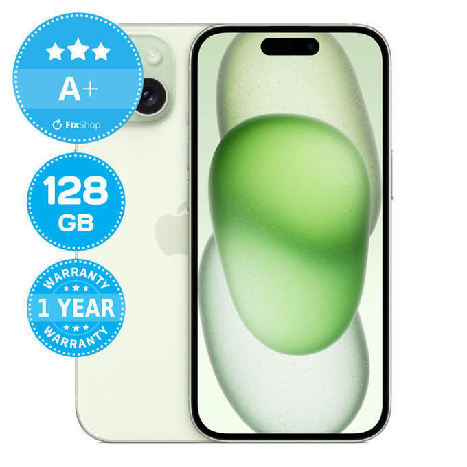 Apple iPhone 15 Green 128GB A+ Repasovaný