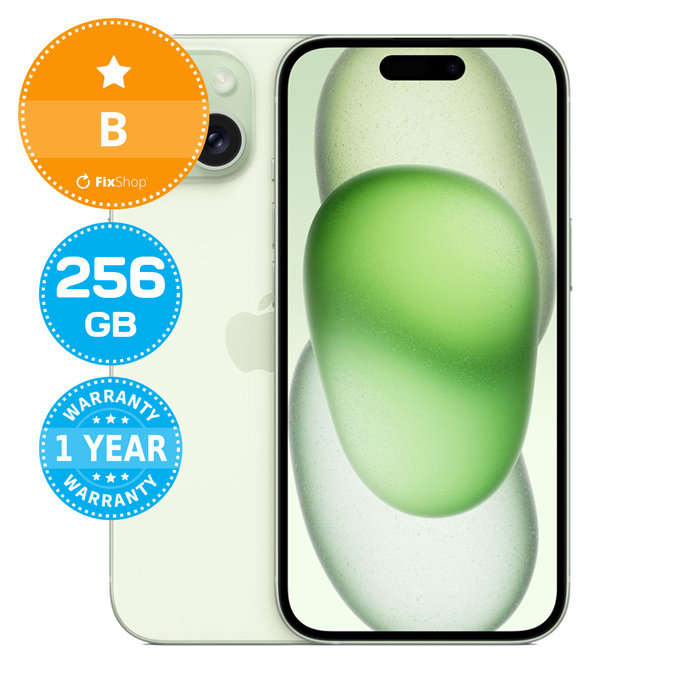 Apple iPhone 15 Green 256GB B Repasovaný