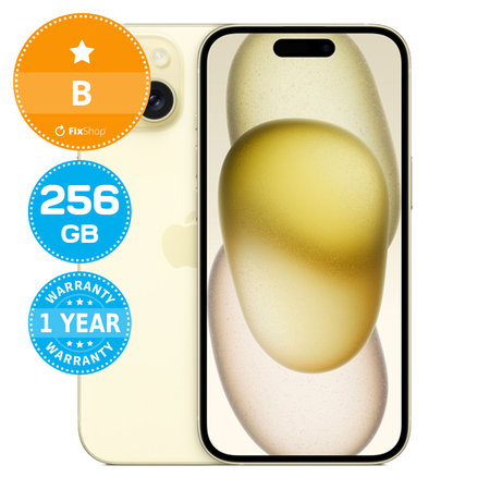 Apple iPhone 15 Yellow 256GB B Repasovaný