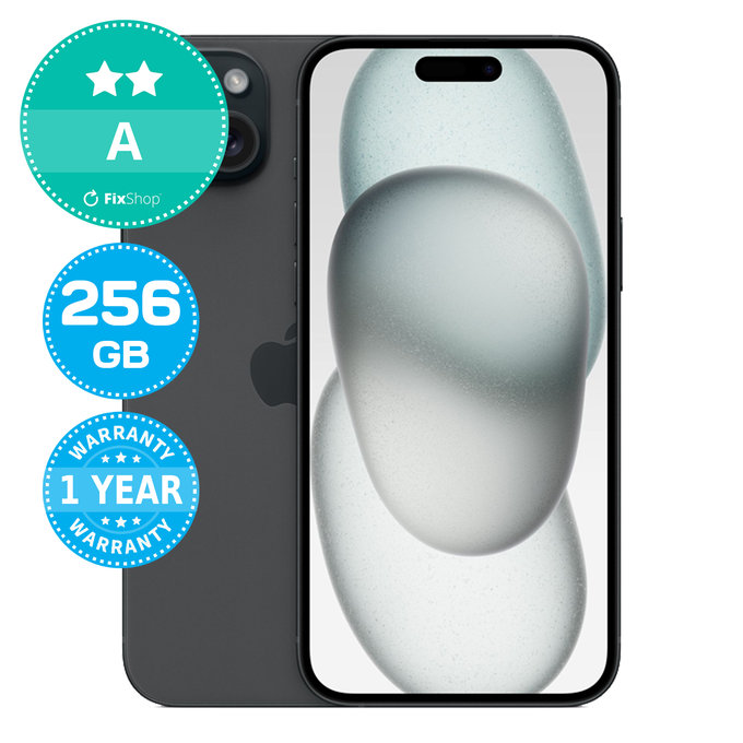 Apple iPhone 15 Plus Black 256GB A Repasovaný