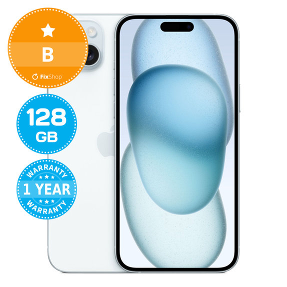 Apple iPhone 15 Plus Blue 128GB B Repasovaný