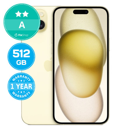 Apple iPhone 15 Plus Yellow 512GB A Repasovaný