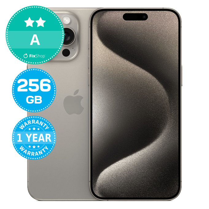 Apple iPhone 15 Pro Max Natural Titanium 256GB A Repasovaný