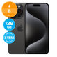 Apple iPhone 15 Pro Black Titanium 128GB B Repasovaný