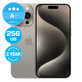 Apple iPhone 15 Pro Natural Titanium 256GB A+ Repasovaný
