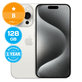Apple iPhone 15 Pro White Titanium 128GB B Repasovaný