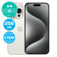 Apple iPhone 15 Pro White Titanium 256GB A Repasovaný
