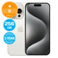 Apple iPhone 15 Pro White Titanium 256GB B Repasovaný