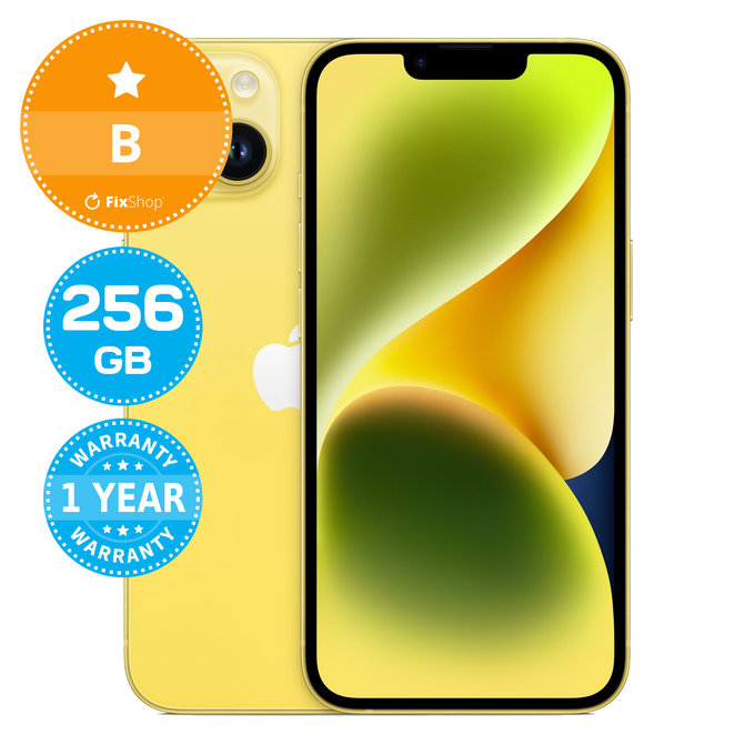 Apple iPhone 14 Yellow 256GB B Repasovaný