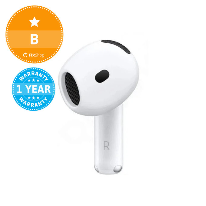 Náhradní Sluchátko pro Apple AirPods 4th Gen (2024) – Pravé B