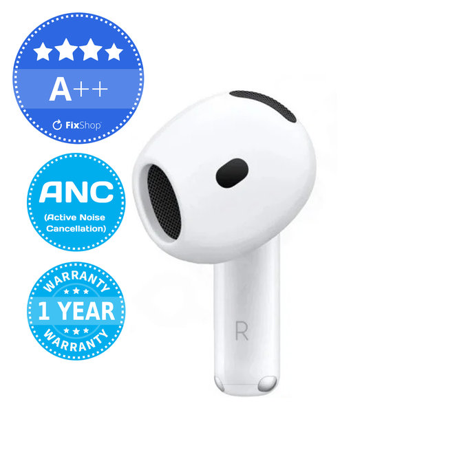 Náhradní Sluchátko pro Apple AirPods 4th Gen ANC (2024) – Pravé A++