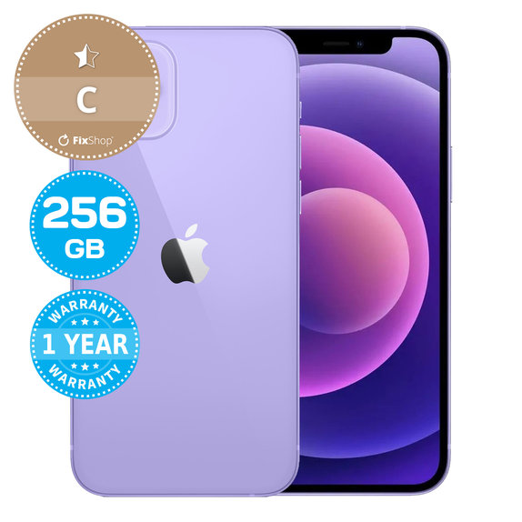Apple iPhone 12 Purple 256GB C Repasovaný