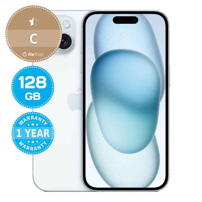 Apple iPhone 15 Blue 128GB C Repasovaný