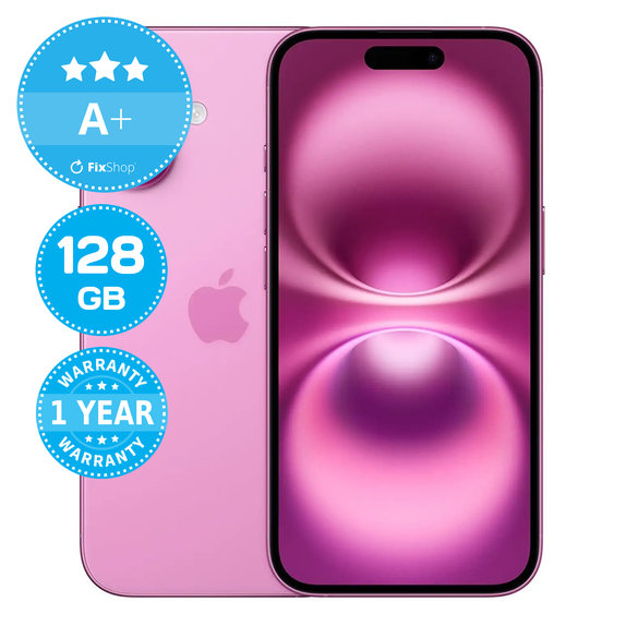 Apple iPhone 16 Pink 128GB A+ Repasovaný