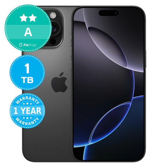 Apple iPhone 16 Pro Max Black Titanium 1TB A Repasovaný