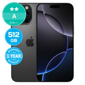 Apple iPhone 16 Pro Max Black Titanium 512GB A Repasovaný