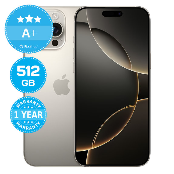 Apple iPhone 16 Pro Max Natural Titanium 512GB A+ Repasovaný