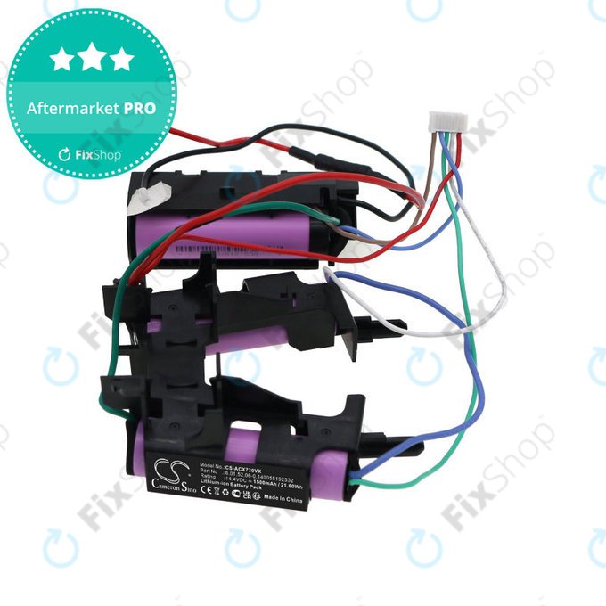 Baterie pro Electrolux EER73BP, EER73IGM, AEG CX 7-2-30, 1500mAh, Li-Ion, 14.4V, 6.01.52.06-0, HQ