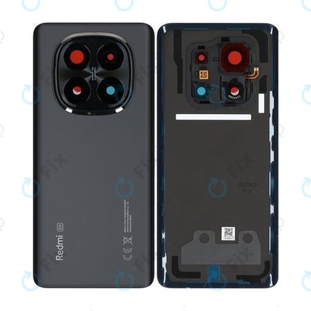 Xiaomi Redmi Note 14 Pro+ 5G 24094RAD4G - Bateriový Kryt (Midnight Black) - 5600240O16U00 Genuine Service Pack