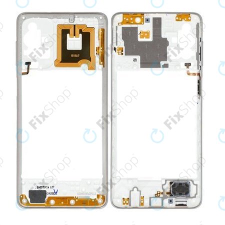Samsung Galaxy M51 M515F - Střední Rám (White) - GH97-25354B Genuine Service Pack
