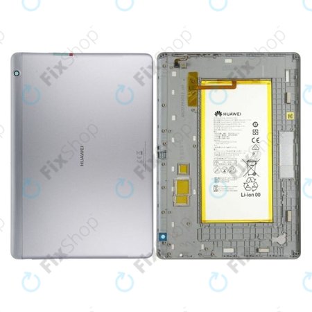 Huawei MediaPad T3 10.0 AGS-L09 - Bateriový Kryt + Baterie (Space Grey) - 02351LEV, 02351KDH