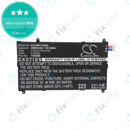 Baterie pro Samsung Galaxy Tab Pro 8.4, 4800mAh, Li-Pol, 3.8V, T4800E, HQ