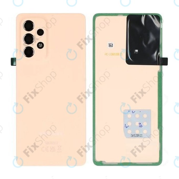 Samsung Galaxy A53 5G A536B - Bateriový Kryt (Orange) - GH82-28017D Genuine Service Pack