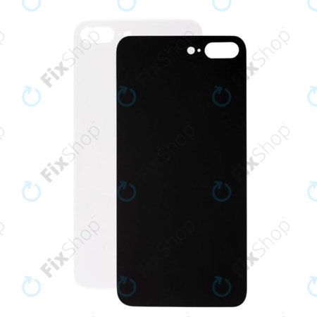 Apple iPhone 8 Plus - Sklo Zadního Housingu (Silver)
