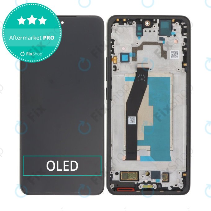 Xiaomi 14T 2406APNFAG - LCD Displej + Dotykové Sklo + Rám (Titan Black) OLED