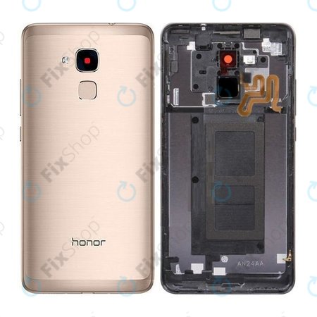 Huawei Honor 7 Lite Dual (NEM-L21) - Bateriový Kryt + Čtečka Otisku Prstu (Zlatá) - 02350UQR, 02350UHQ
