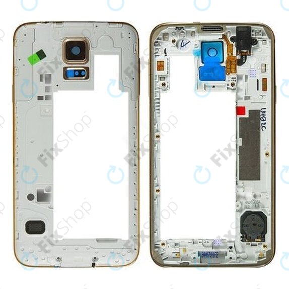 Samsung Galaxy S5 G900F - Střední Rám (Copper Gold)