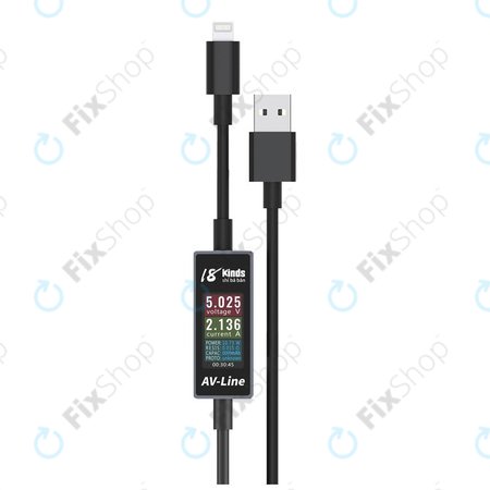 AV-Line - Smart Detekční Nabíjecí Kabel (Lightning - USB-A)