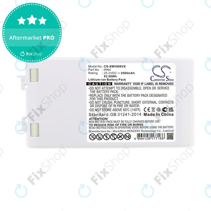 Baterie pro Xiaomi Dreame V10, V9, V8, XR, 2500mAh, Li-Ion, 25.2V, WN4, HQ