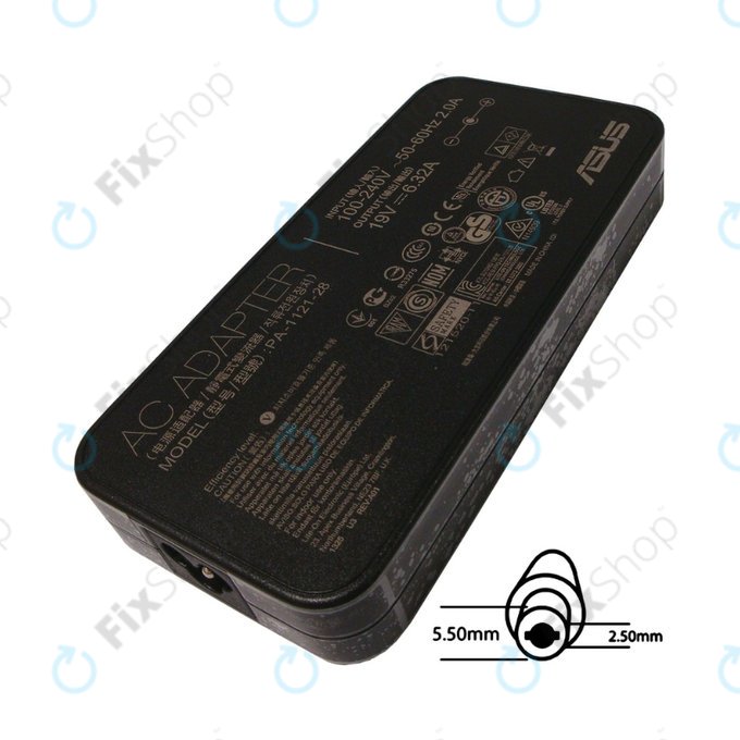Nabíjací adaptér pro Asus , B04G266006100, 120W, 19V, Genuine Service Pack