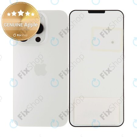 Sklo Zadního Housingu pro iPhone 15 Pro | White Titanium | 661-35701 | Genuine Apple