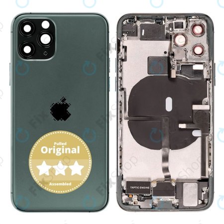 Apple iPhone 11 Pro - Zadní Housing (Green) Pulled