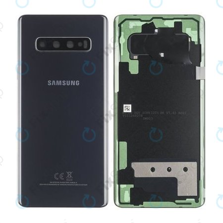 Samsung Galaxy S10 Plus G975F - Bateriový Kryt (Prism Black) - GH82-18406A Genuine Service Pack