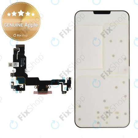 Nabíjecí Konektor + Flex Kabel pro iPhone 15 | Pink | 923-09761 | Genuine Apple