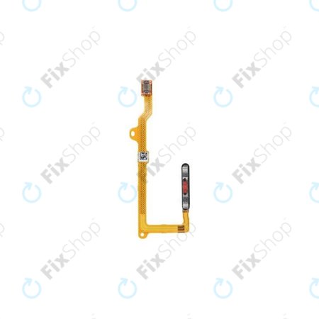 Huawei P40 Lite 5G - Senzor Otisku Prstu + Flex Kabel (Midnight Black) - 02353SUR Genuine Service Pack