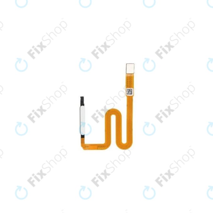 Samsung Galaxy A03s A037G - Senzor Otisku Prstu + Flex Kabel (White) - GH81-21251A Genuine Service Pack