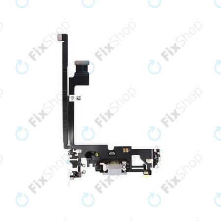 Apple iPhone 12 Pro Max - Nabíjecí Konektor + Flex Kabel (Silver)