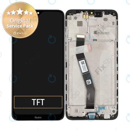 Xiaomi Redmi 8A MZB8458IN M1908C3KG - LCD Displej + Dotykové Sklo + Rám (Midnight Black) - 5600030C3K00, 560002C3K300 Genuine Service Pack