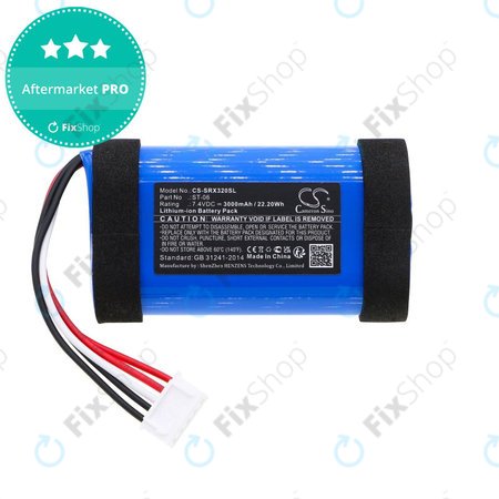 Baterie pro Sony SRS-XB31, 3000mAh, Li-Ion, 7.4V, ST-06, HQ