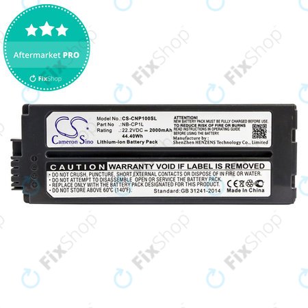 Baterie pro Canon Selphy CP, 2000mAh, Li-Ion, 22.2V, NB-CP1L, HQ